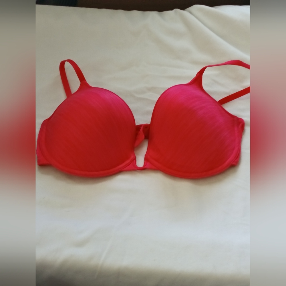Vassarette Bra Women 38C Pink Intimate Push Up Comfort